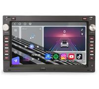 Erisin 8GO 128GO Snapdragon CPU Android 14 Autoradio pour VW T5 Multivan Passat B5 Golf 4 Sharan Polo Lupo Skoda Octavia Seat Ibiza 6L sans Fil Carplay WiFi Bluetooth 5.1 Canbus SWC Écran Tactile