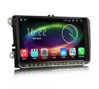Erisin 9 Pouces 8-Core 4Go+64Go Android 14 Autoradio GPS Navigateur pour VW Passat Golf 5/6 T5 Polo Tiguan Jetta Skoda Seat, CarPlay Android Auto Dab+ WiFi Bluetooth OBD2 FM DSP Écran Tactile