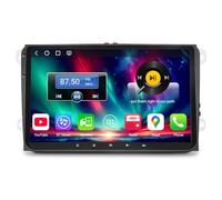 Erisin 9" Qualcomm 8-Cœur 4GO+64GO Android 14 Autoradio Bluetooth 5.1 pour VW Golf 5/6 Passat B6 Jetta Caddy Polo T5 Touran Seat Skoda Beetle GPS Stéréo CarPlay Android Auto Dab+ DSP WiFi 4G Canbus