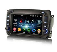 Erisin Android 14 Autoradio 4Go 64Go pour Mercedes Benz C CLK G Class W203 W209 W463 W639 W168 Viano Vito sans Fil Carplay, DSP BT5.0 WiFi GPS SWC Canbus 7 Pouces IPS Écran Tactile
