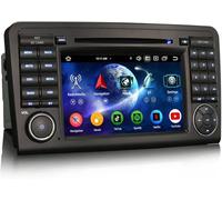Erisin Android 16 8-Core 4GO+64GO DVD Autoradio GPS pour Mercedes-Benz Classe ML W164 L X164 7 Pouces Écran tactile Bluetooth 5.0 sans fil CarPlay Android Auto DAB+ FM Radio DSP WiFi 4G Canbus