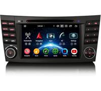 Erisin Android 16 Autoradio Bluetooth pour Mercedes CLS W211 W219 | 8-cœur 4GO+64GO DVD 2 Din GPS Navigateur 7" IPS Écran Tactile Support sans Fil CarPlay Android Auto WiFi DSP DAB+ FM Canbus