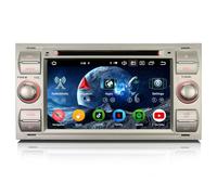 Erisin Android 16 Autoradio CarPlay pour Ford Focus C-Max S-Max Galaxy Kuga | Fiesta Transit Stéréo GPS Navigateur Bluetooth Android Auto WiFi 4G DSP DAB+ USB CD DVD OBD FM 7" Écran IPS 8-cœur 4GO+64GO