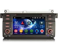 Erisin Android 16 GPS Autoradio CD pour BMW Série 3 M3 E46 Rover 75 MG ZT | 8-Core 4GB+64GB, 7 Pouces Écran tactile sans fil CarPlay Android Auto Bluetooth GPS DAB+ FM Radio DSP WiFi Canbus