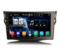 ERISIN Autoradio 9" Android 14 8 Core pour Toyota RAV4 2006-2012 GPS Navi Carplay DSP WiFi 4G Dab + DVD DVR TPMS DVB-T 64GB ROM