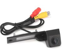 Erisin Caméra de Recul AHD 1080P pour Voiture avec Grand Angle 150° IP68 Étanche, Lignes de Guidage Dynamiques, Remplacement Feu de Plaque, pour VW Golf Passat Tiguan Touran Seat Skoda Porsche