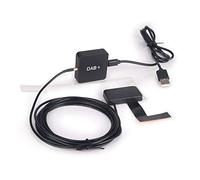 Erisin DAB+ Boîtier radio numérique avec antenne amplifiée pour voiture stéréo Android 9.0/10.0 ES354