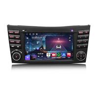 Erisin Qualcomm 8-Core 8GO+128GO Android 14 Autoradio GPS pour Mercedes Benz Classe E W211 CLS Classe W219 7" IPS Écran Tactile Bluetooth 5.1 sans Fil CarPlay Android Auto Dab+FM Radio DSP WiFi Canbus