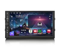 Erisin Qualcomm 8-Core 8GO+128GO Android 14 Universal 2Din Autoradio GPS 7 Pouces Stéréo Écran Tactile Bluetooth 5.1 sans Fil CarPlay Android Auto Dab+ AM FM Radio IPS RDS DSP WiFi 4G TPMS OBD TNT