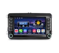 Erisin Qualcomm 8-Cœur 4GO+64GO Android 16 Autoradio Bluetooth 5.1 pour VW T5 Caddy Touran Golf 5/6 Passat B6 Jetta Polo Seat Skoda Beetle 7" GPS Stéréo CarPlay Android Auto Dab+ DSP WiFi 4G Canbus