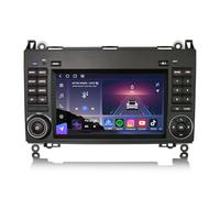Erisin Qualcomm 8-cœur 8GO+128GO Android 14 Autoradio Bluetooth pour Mercedes Benz Classe A/B Viano Vito Sprinter VW Crafter 7" GPS Stéréo IPS Écran Tactile CarPlay Android Auto Dab+ DSP WiFi 4G USB
