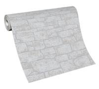 Erismann 10091-10 Imitations 2 Papier peint bois/pierre gris Papier peint