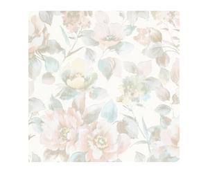 Erismann 10250-05 Papier peint intissé Motif fleurs Blanc/rose/bleu