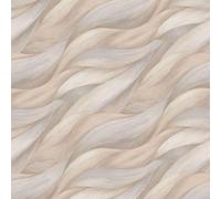 Erismann 10257-02 Papier peint intissé Motif vagues Beige Gris