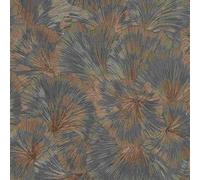 Erismann de Luxe Feuille Papier Peint Métallique Exotique Texturé Vinyle Gris