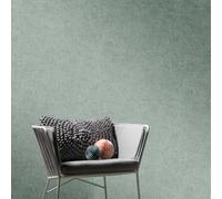 Erismann 10418-07 Papier peint intissé, uni, aspect béton, style industriel, style shabby vert/bleu