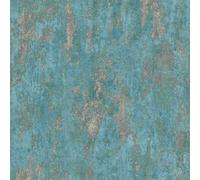 Industriel Décontracté Chic Vinyle Peint 10273-18 Bleu Métallisé Plâtre Erismann