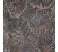 Erismann de Luxe Feuille Papier Peint Métallique Exotique Texturé Vinyle Gris