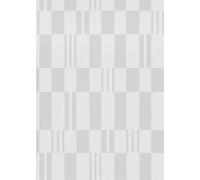 Erismann La Terasse Papier Peint Graphique Vinyle Blanc, Motif Géométrique Abstrait, 0.53m x 10.05m, 64cm Rapport