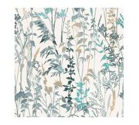 Papier peint vinyle sur intissé Cottage végétal bleu L.1005 x l.53cm Erismann