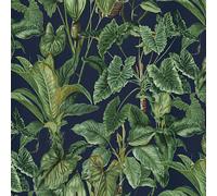 Paradisio Tropical Jungle Plantes Feuilles Erismann Papier Peint - Bleu 6303-08