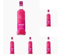 ERISTOFF Liqueur Pink Vodka, 18% Vol, 70cL / 700mL, Spirit Vodka aux Arômes de Fraise Vibrante (Lot de 5)