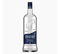 ERISTOFF Vodka Premium, 37,5 % Vol, 150cL / 1.5L, Filtrée au Charbon, Spirit Vodka Triple Distillée