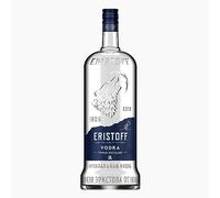 ERISTOFF Vodka Premium, 37,5 % Vol, 200cL / 2L, Filtrée au Charbon, Spirit Vodka Triple Distillée