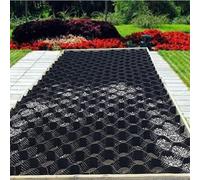 ErKalRLY Géogrille de gravier, 2 pouces d'épaisseur, grille de sol géocellule de 3 pi/5 pi/10 pi/15 pi/20 pi/25 pi/30 pi, charge de 1800 lb par pied carré, for patios/abris de jardin/pentes/allées/sta