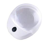 erkebspm Loupe éclairée Loupes Lumineuses à LED 10x Mini dôme Portable Loupe pour Lire des Livres, des Cartes et Plus Fichier de Bureau