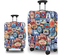 ERKIES Housse de protection de valise tendance simple élastique lavable et anti-taches pour valises à 4 roues de 19-30 pouces, 04, L, Mode simple