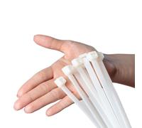 ERKO Collier de Serrage 540x7,6mm, 100 pcs, Blanc, 54kg