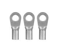 ERKO Cosses à anneau pour câbles électriques pour vis M10 et une taille de câble de 4 ÷ 6 mm² I 100 pièces I Cuivre étamé galvanisé I fabriqués selon la norme DIN 46234