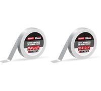 ERKO Ruban adhésif double face, extra fort NANO Multifonctionnel à la maison - 3m, Transparent, Lavable, Lavable, Sans trace, Antidérapant (Lot de 2)