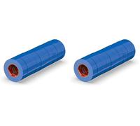 ERKO Ruban adhésif isolant électrique PVC 15mm x 10m 10 unités Bleu, Réparation de câbles électriques, Très flexible avec une forte adhérence, Résistant aux produits chimiques, chatertone (Lot de 2)