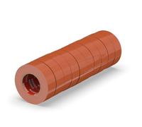 ERKO Ruban Isolant Électrique PVC 15mm x 10m, 10pcs, Marron, Chatterton