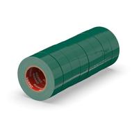ERKO Ruban Isolant Électrique PVC 19mm x 20m, 8pcs, Vert, Chatterton