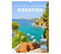 Erlebe mit mir das entspannte Kroatien (Wandkalender 2026 DIN A3 hoch), CALVENDO Monatskalender: Kroatien ist ein liebenswertes Land an der Adria