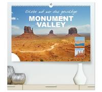 Erlebe mit mir das gewaltige Monument Valley (hochwertiger Premium Wandkalender 2026 DIN A2 quer), Kunstdruck in Hochglanz: Das Monument Valley ist eine Ebene auf dem Colorado-Plateau in Utha.