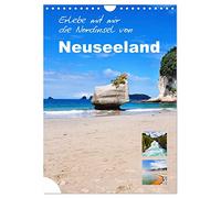 Erlebe mit mir die Nordinsel von Neuseeland (Wandkalender 2026 DIN A4 hoch), CALVENDO Monatskalender: Die Nordinsel Neuseelands besticht durch seine grünen Hügel und eine tolle Vulkanlandschaft.