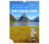 Erlebe mit mir die Südinsel von Neuseeland (Wandkalender 2026 DIN A4 hoch), CALVENDO Monatskalender: Die Südinsel besticht durch eine spektakuläre, landschaftliche Vielfalt.