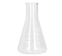 Erlenmeyer Flask, 250 ml Borosilicate Verre étroite bouche épaissie avec une graduation imprimée pour la chimie de laboratoire