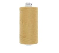 Erlif 1000 mètres de fil à coudre taille 30 50 80 120 (7612 - beige doré, taille 50 - jean & cuir)