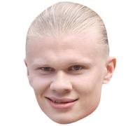 Erling Haaland (Smile) Big Head. Masque plus grand que nature.