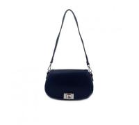 Ermanno Scervino - Sac à bandoulière à rabat rond élégant - Femme - Sacs - Noir - Taille: ONE Size