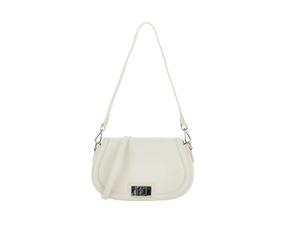 Ermanno Scervino - Sac en Cuir à Rabat Rond Sami - Femme - Sacs - Blanc - Taille: ONE Size