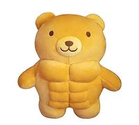 Ermano Peluche 30 cm Mignon Pain Gros Muscle Ours Muscle poupée Petit ami guérir Oreiller Petite Amie Cadeau d'anniversaire