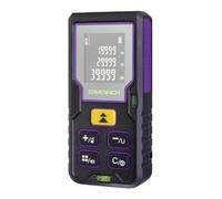 Ermenrich Reel PLUS GD40 Télémètre Laser 40 M, Outil de Mesure Portable pour la Distance, la Surface, le Volume, Mode Pythagore, Écran LCD avec Fonction Mémoire, pour Usage Domestique