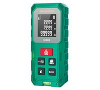 Ermenrich Reel Plus GS80 Télémètre Laser 80M, Portable avec Double Niveau À Bulle, Outil de Mesure pour Distance, Surface, Volume, Mode Pythagore, Changement D’Unités, Écran LCD avec Mémoire