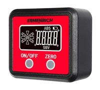 Ermenrich Verk LQ20 Niveau numérique et inclinomètre écran LCD précision 0,1° compact léger arrêt automatique batterie incluse pour la construction réparation et la maison